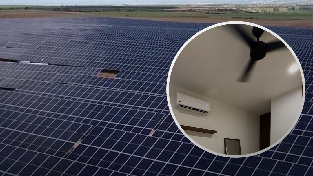 3 किलोवाट के सोलर प्लांट से कितने AC-पंखे चल सकते हैं?