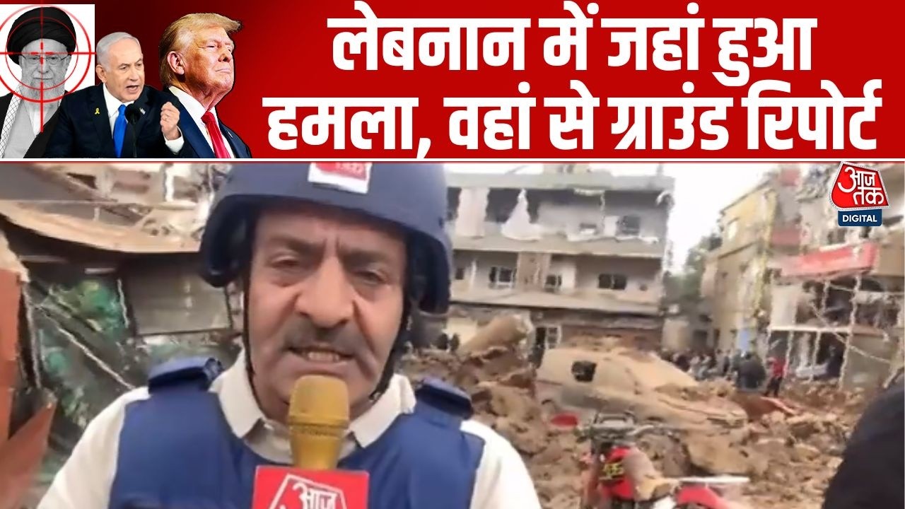 Israeli airforce bombs Beirut causing heavy destruction