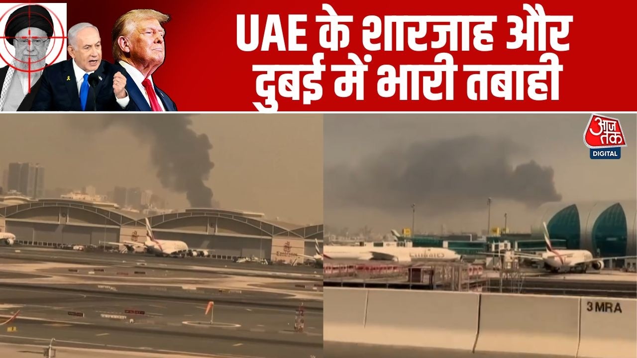 UAE पर ईरानी मिसाइलों ने दूसरे दिन भी बरपाया कहर, देखें तबाही का मंजर