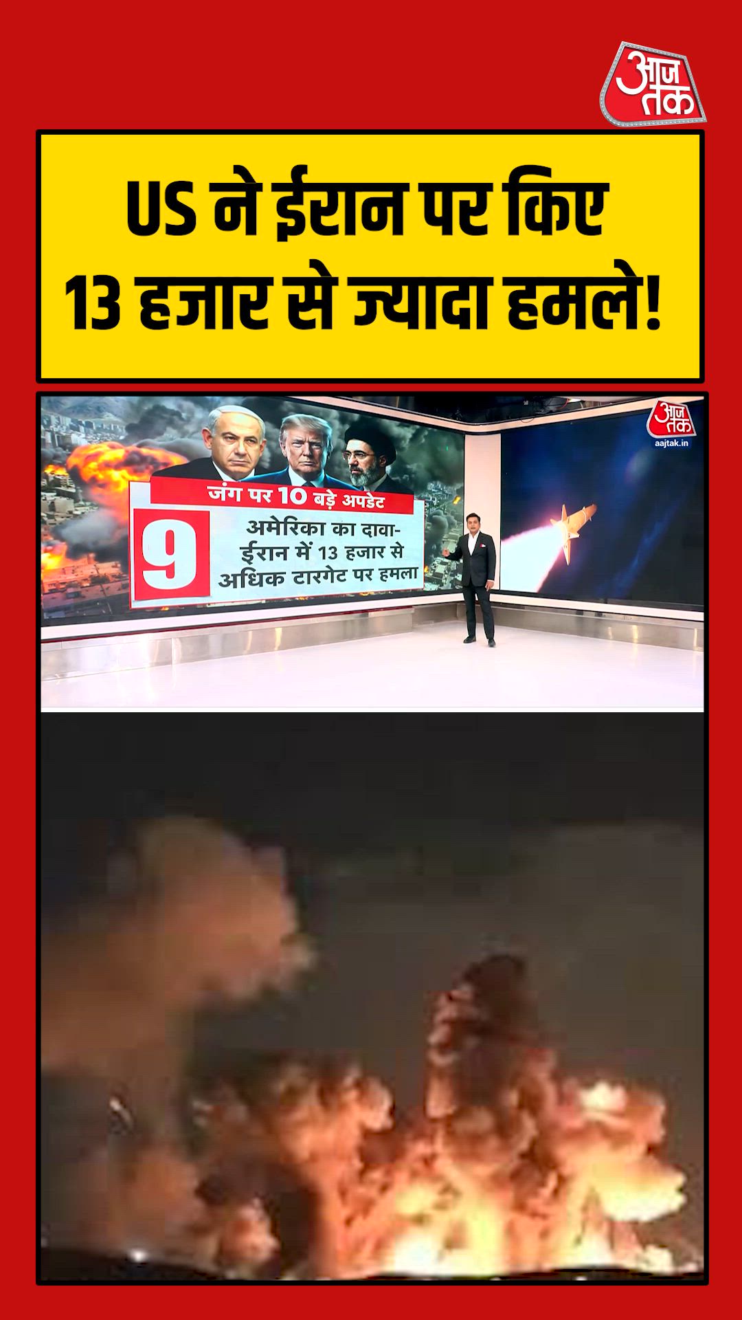 New B update claims over 13000 attacks on Iran targets by the US