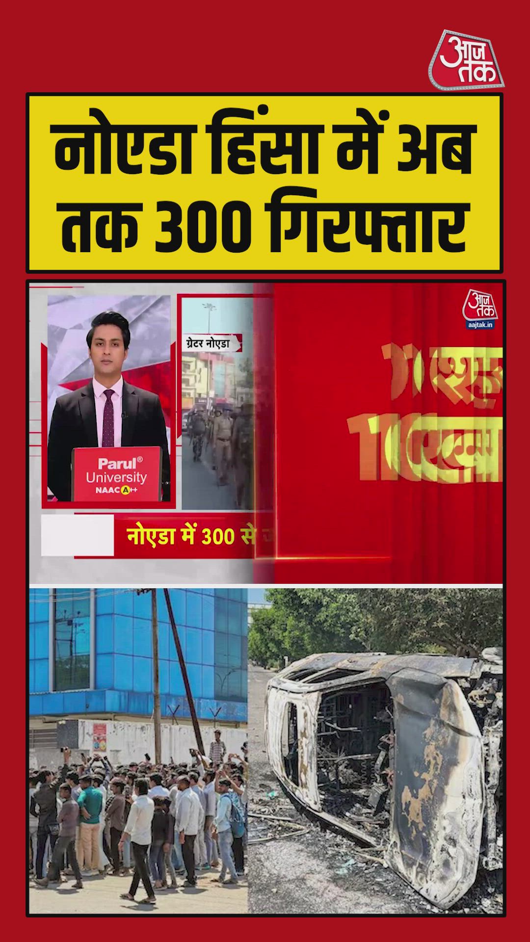 Police deployed at every corner in Noida with strict action orders