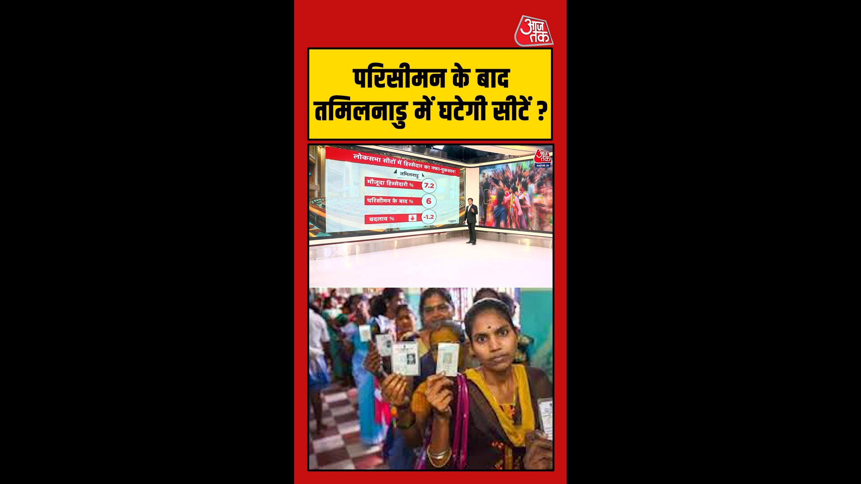 पर‍िसीमन से कैसा होगा तमिलनाडु का संसद में प्रत‍िन‍िध‍ित्व?