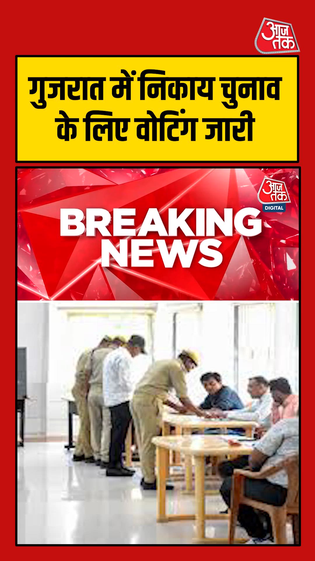 Voting continues for Gujarat local body elections