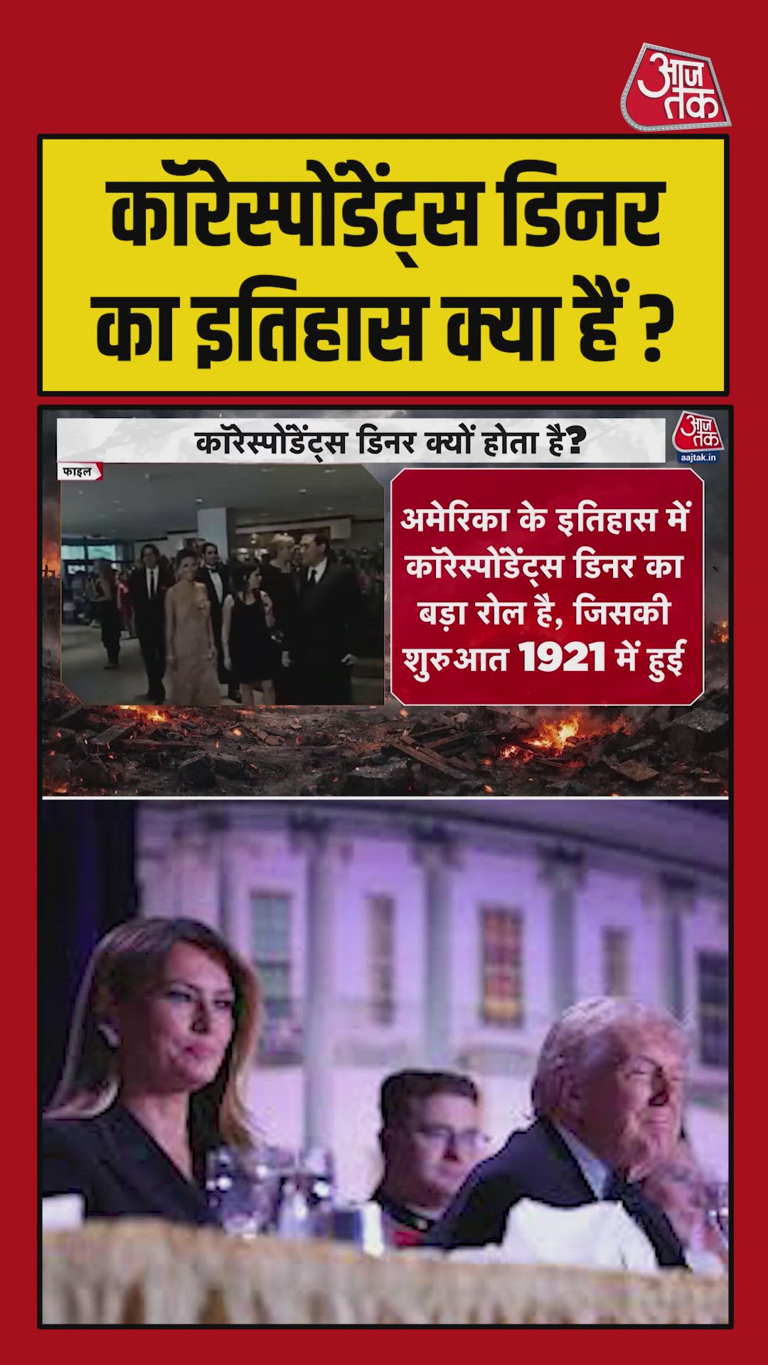 Role of correspondence dinner in America's history