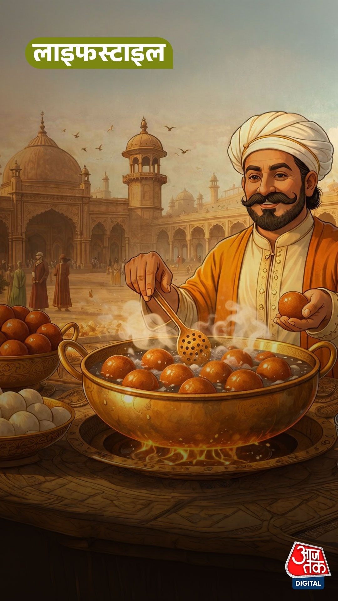 गुलाब जामुन का इतिहास: जानें मावे से पहली बार कैसे बना ये शाही स्वाद