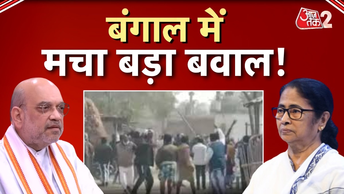 Shah road show BJP TMC clash