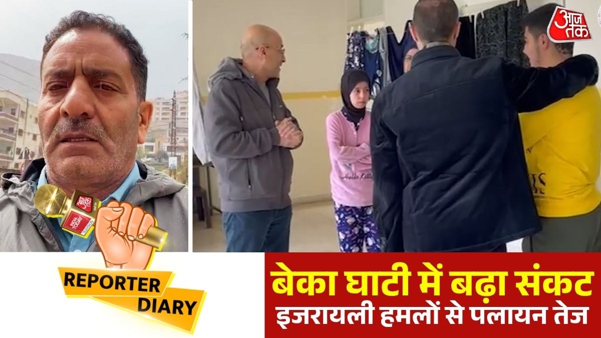 इज़राइली हमलों से घर छोड़ रहे लोग (Photo: Screengrab)