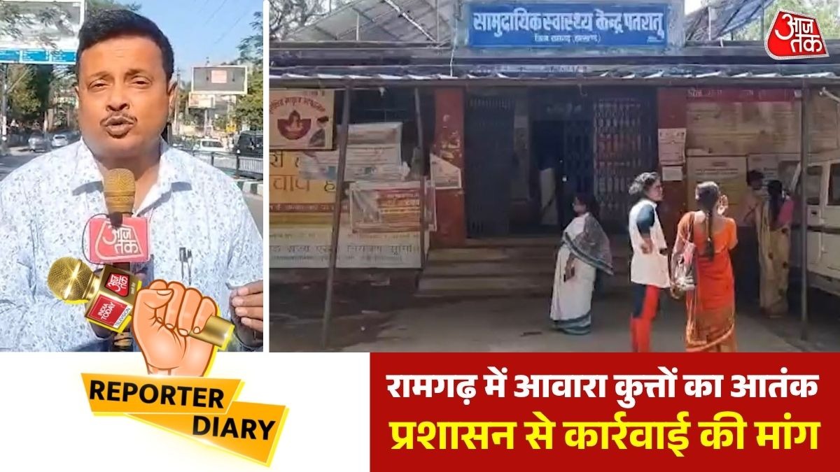 रामगढ़ में आवारा कुत्तों का आतंक (Photo: Screengrab)