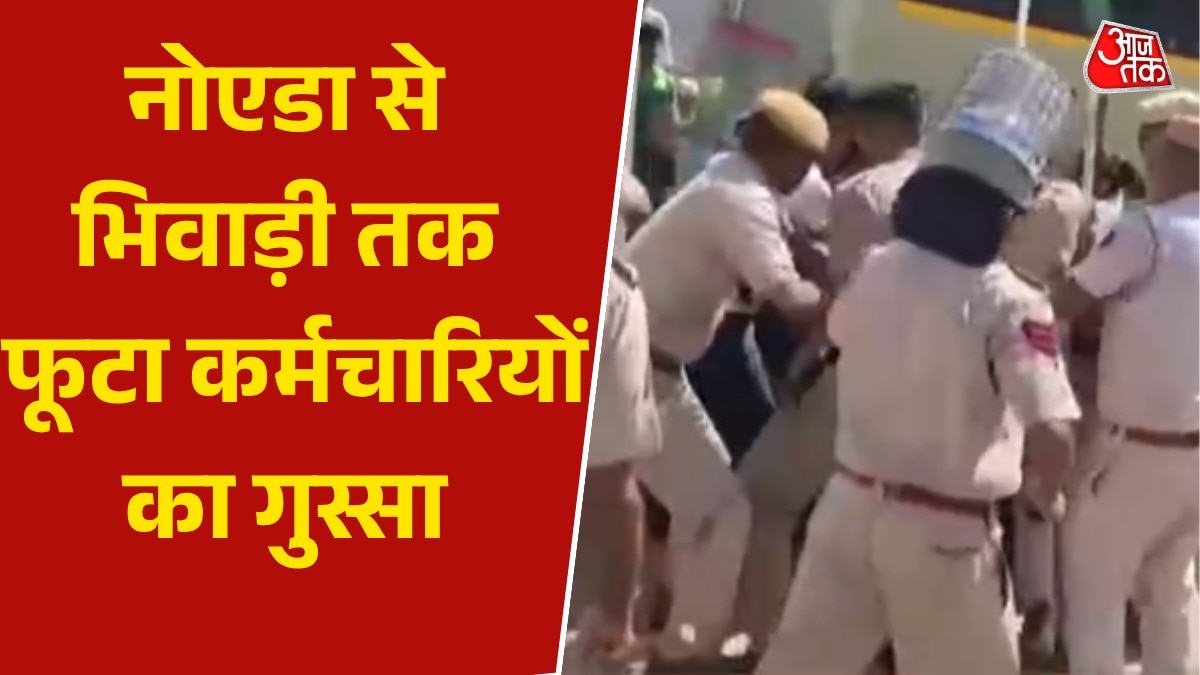 Noida workers protest reaches bhiwadi over salary hike