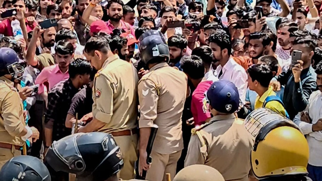 Noida Workers Protest