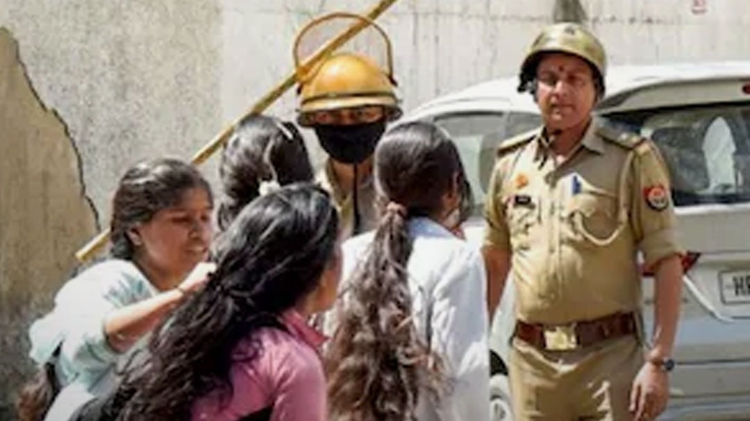 Noida Workers Protest