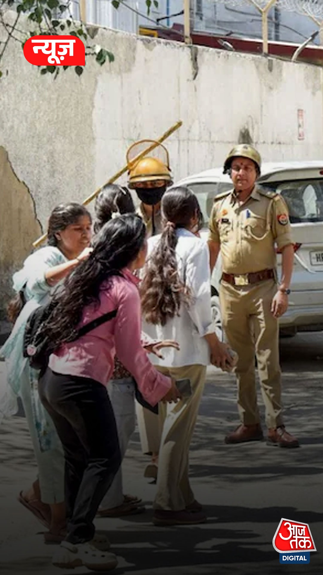 Noida Workers Protest