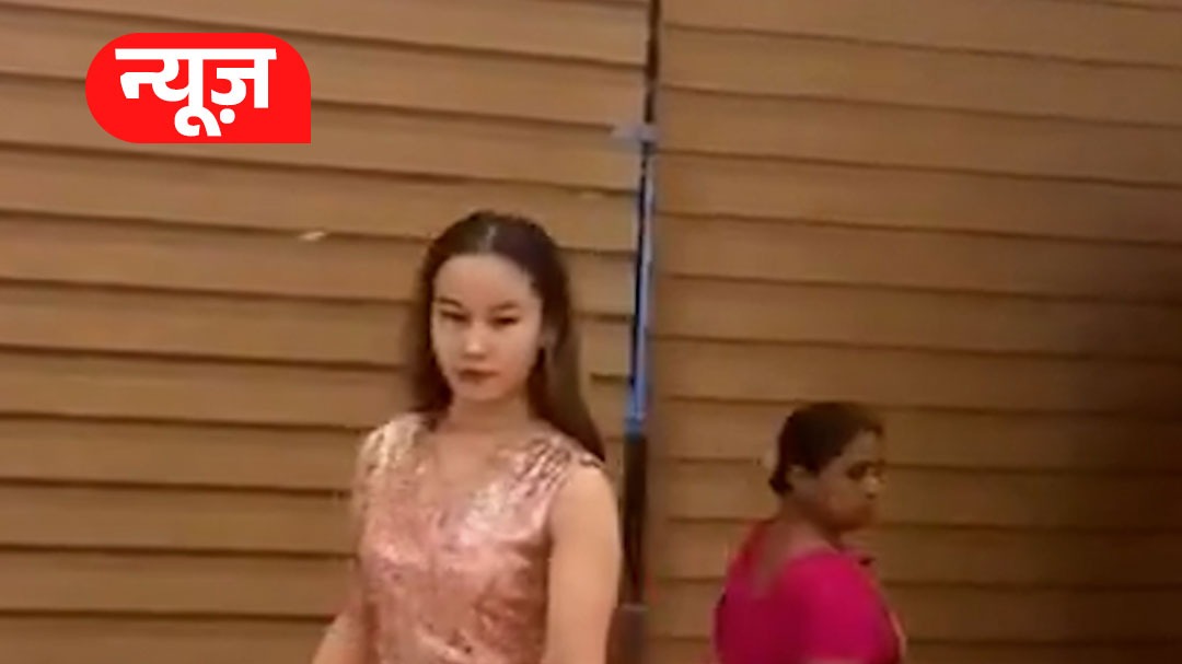 wedding viral video hoverboard serving food