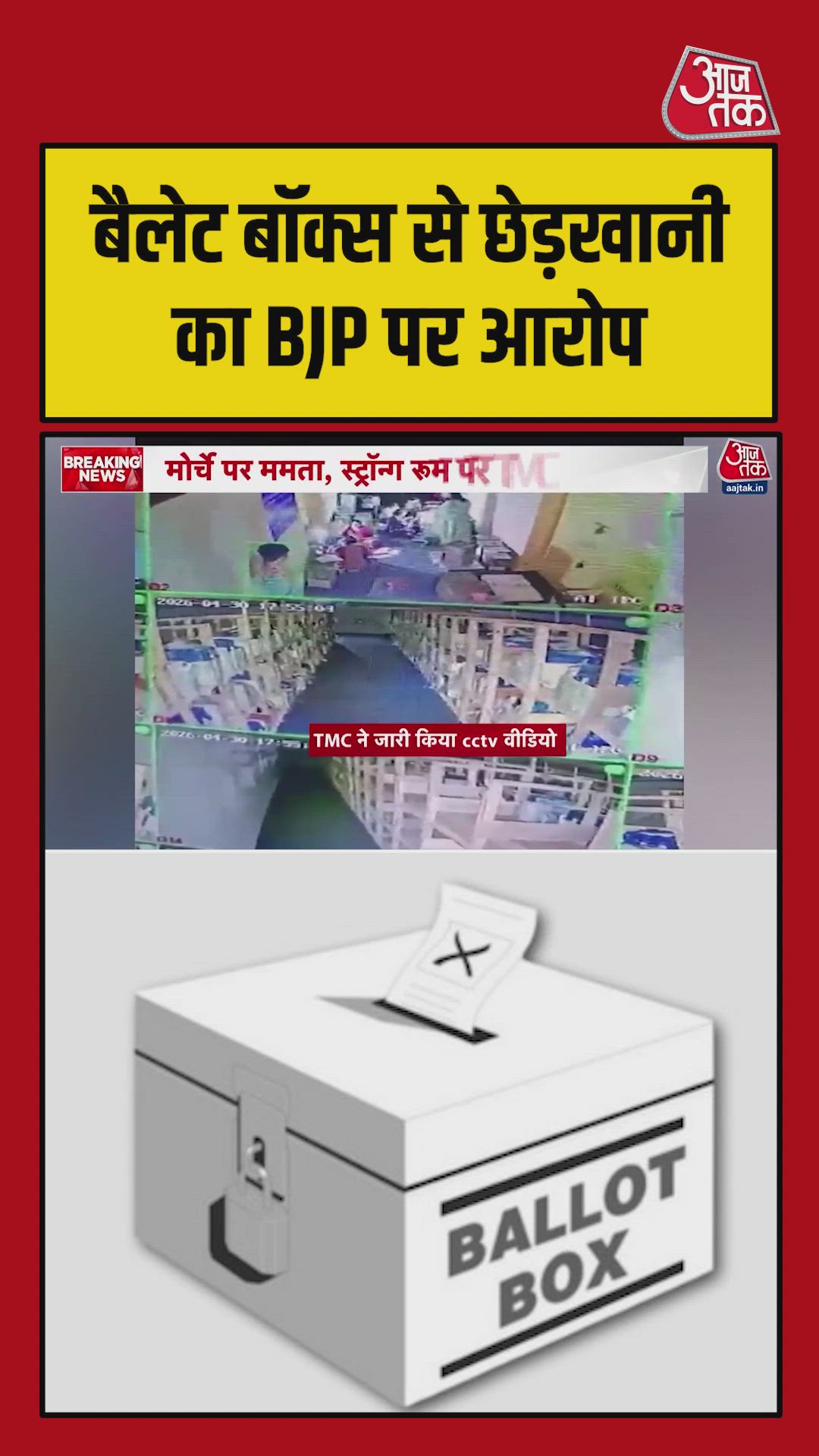 tension over cctv footage showing ballot box tampering attempt in indore stadium