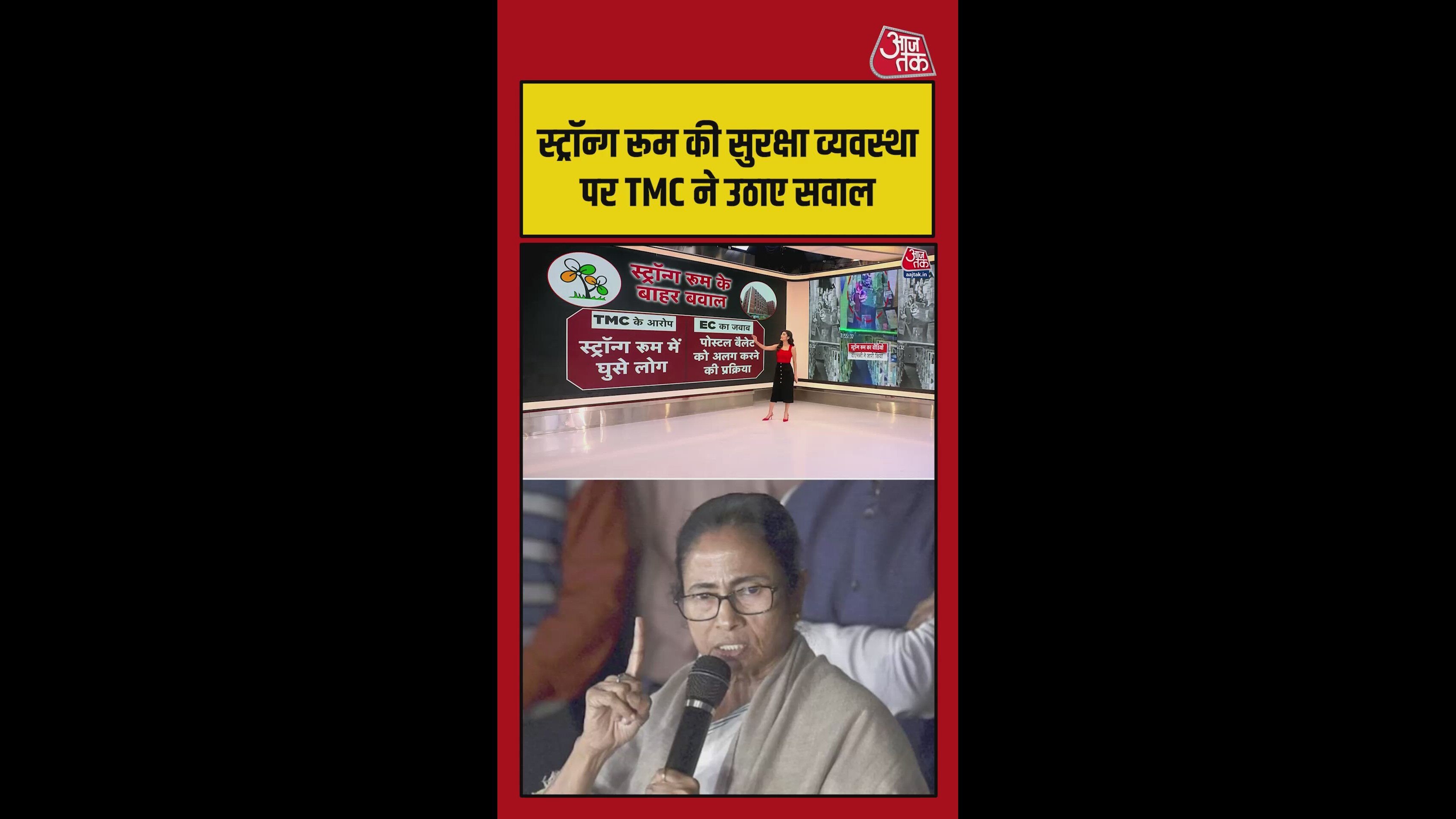 स्ट्रांग रूम की सुरक्षा को लेकर बवाल, टीएमसी ने उठाए कई सवाल