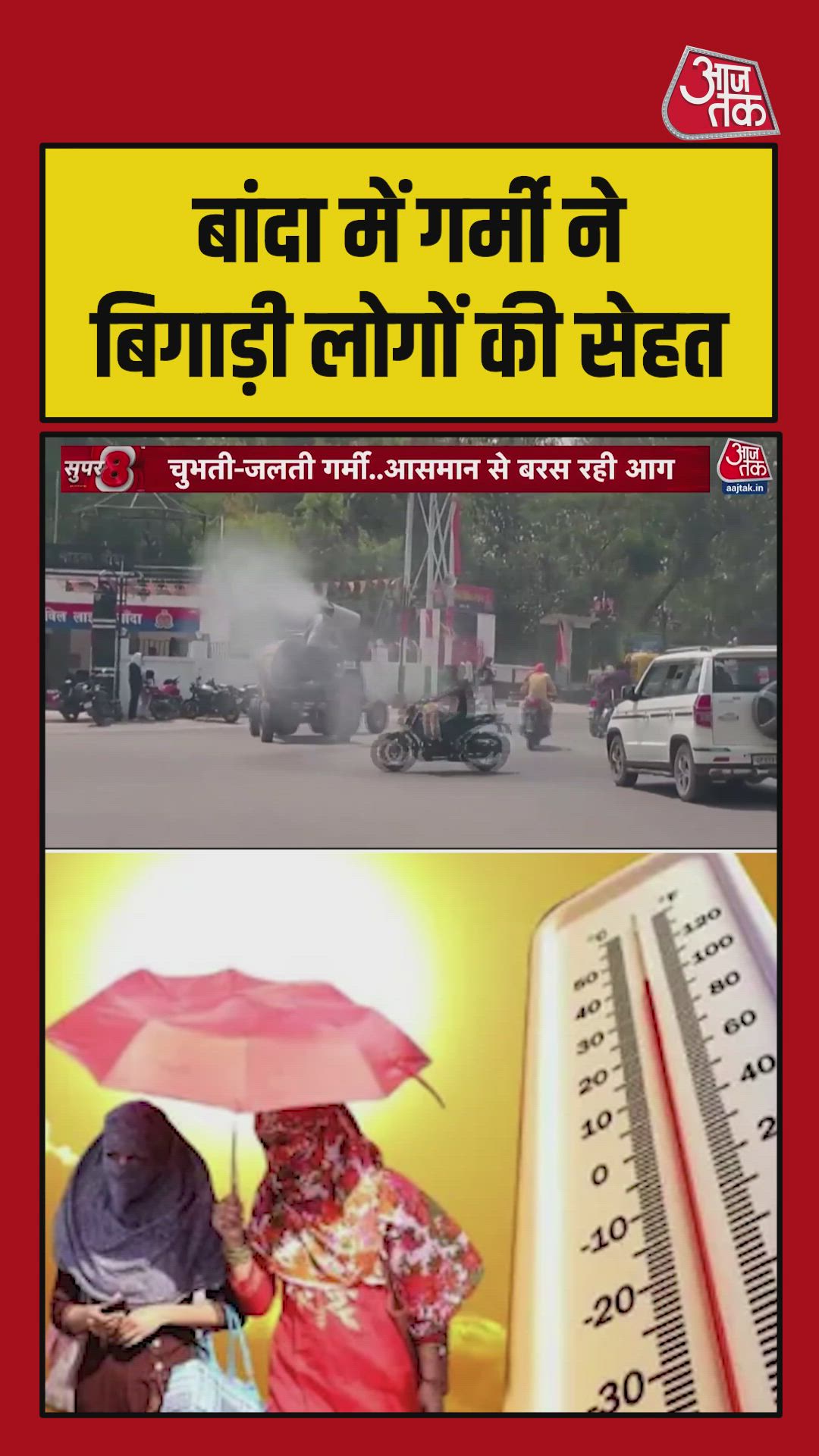 उत्तर भारत में गर्मी से लोग बेहाल, यूपी के बांदा में कई लोगों की हालत बिगड़ी