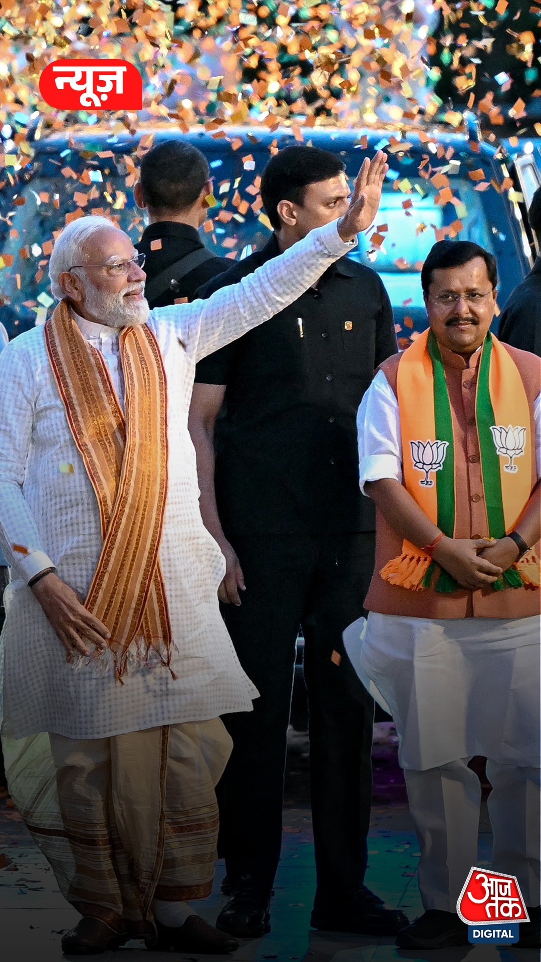 modi felicitation nitin nabin bjp