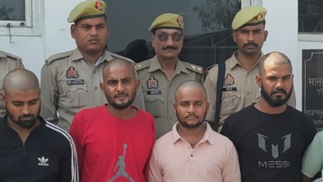 संभल में पकड़ा गया बदमाशों का गैंग