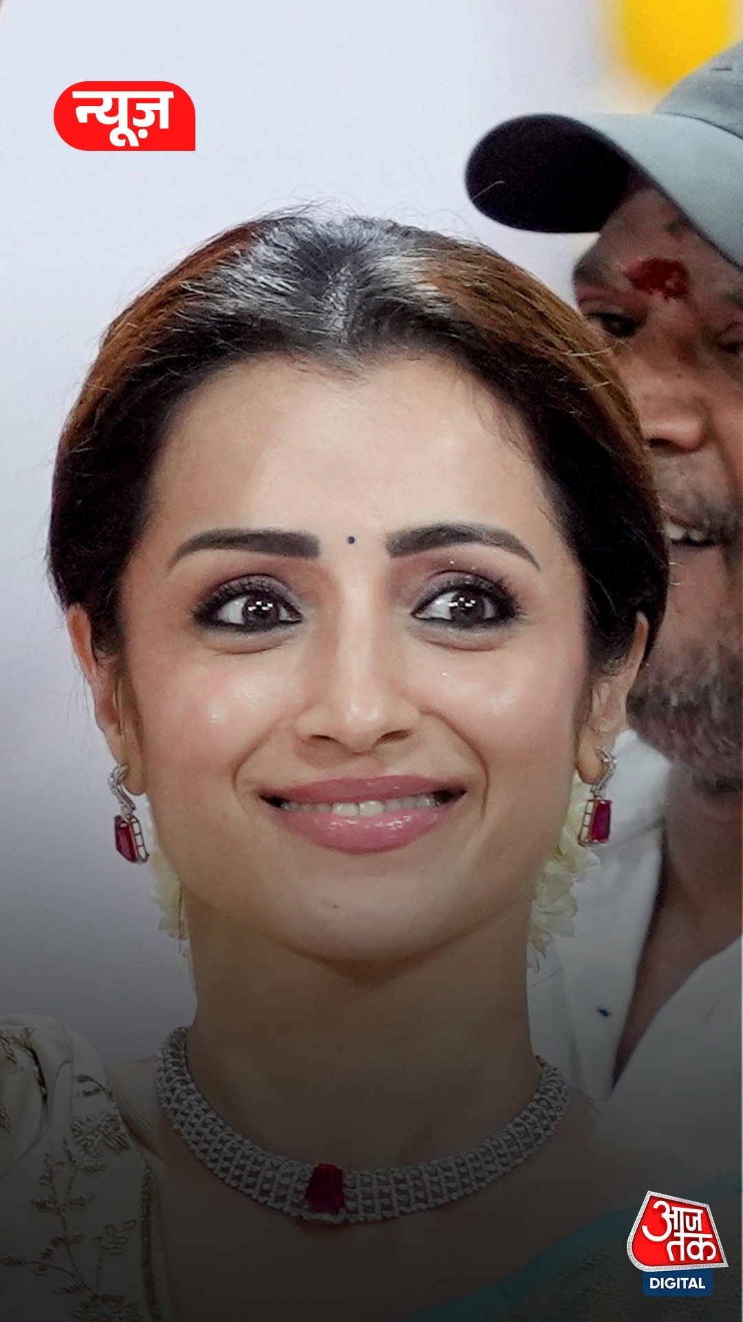 trisha krishnan attends thalapathy vijay