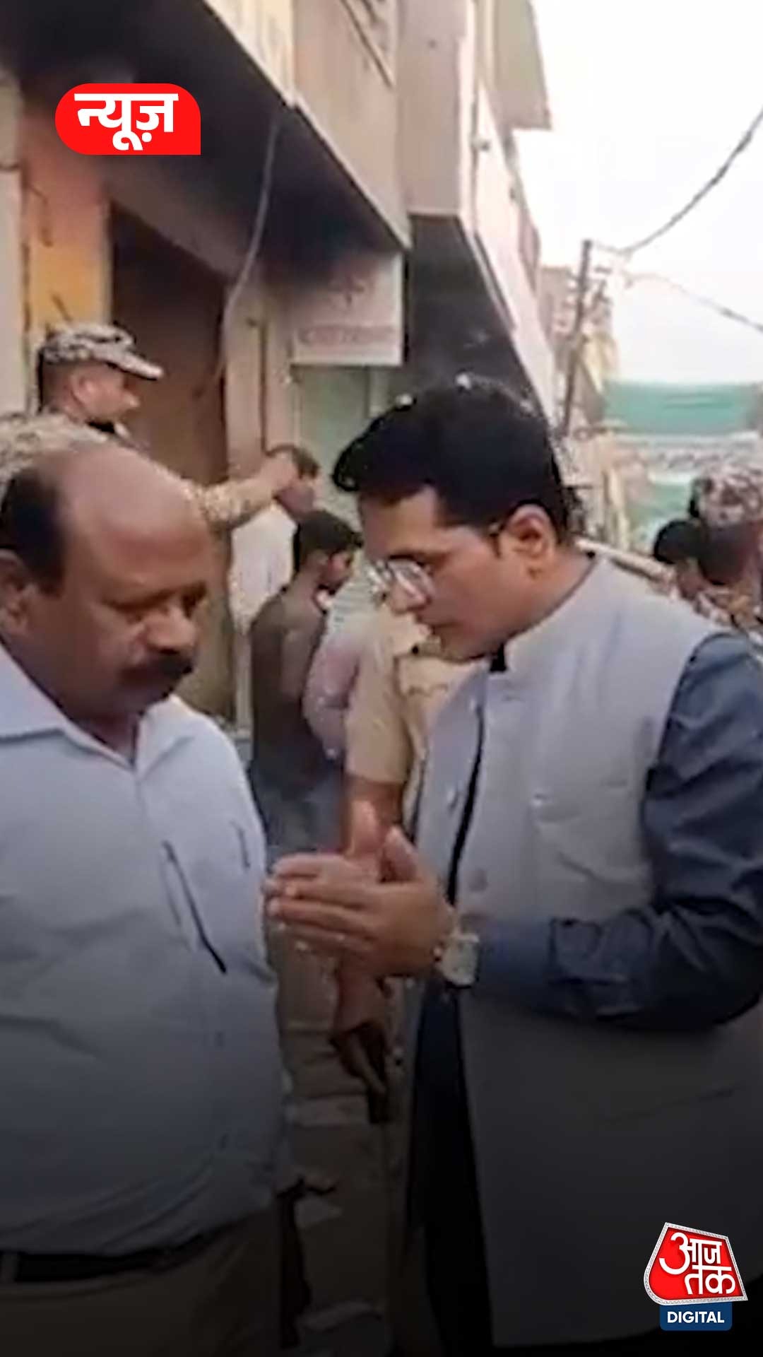 TCS conversion case nida khan helper aimim office house and office bulldozer action