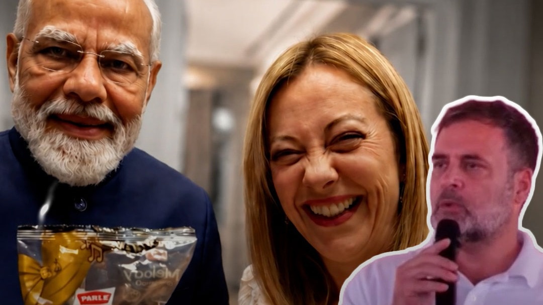 PM Modi, Giorgia Meloni and Rahul Gandhi