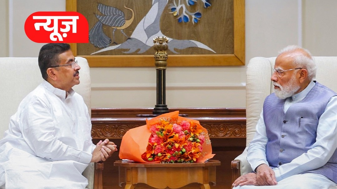  suvendu adhikari meets modi 