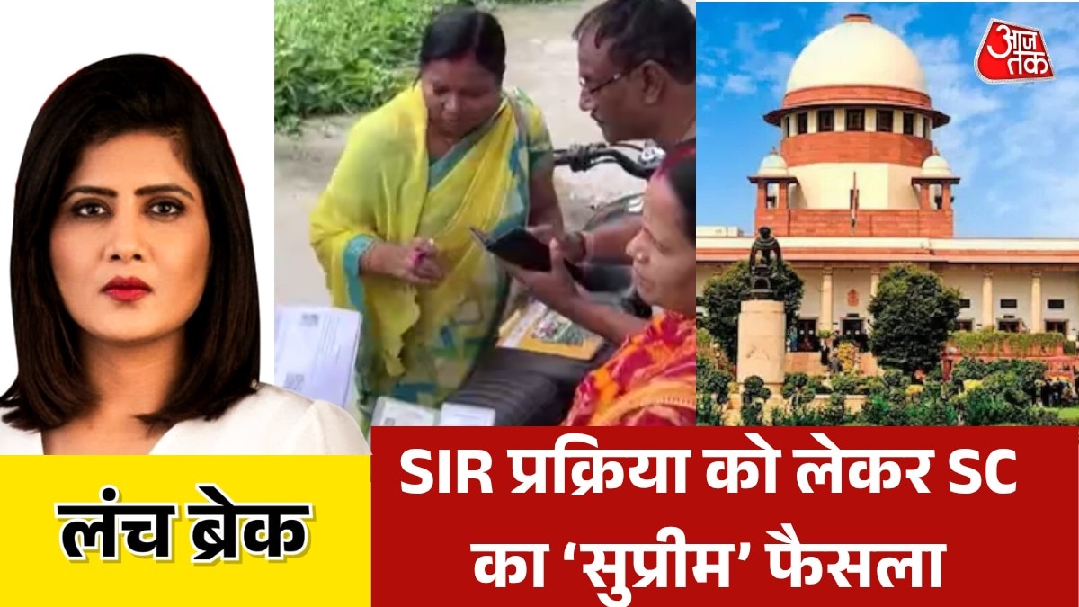 Supreme court stance on SIR process 
