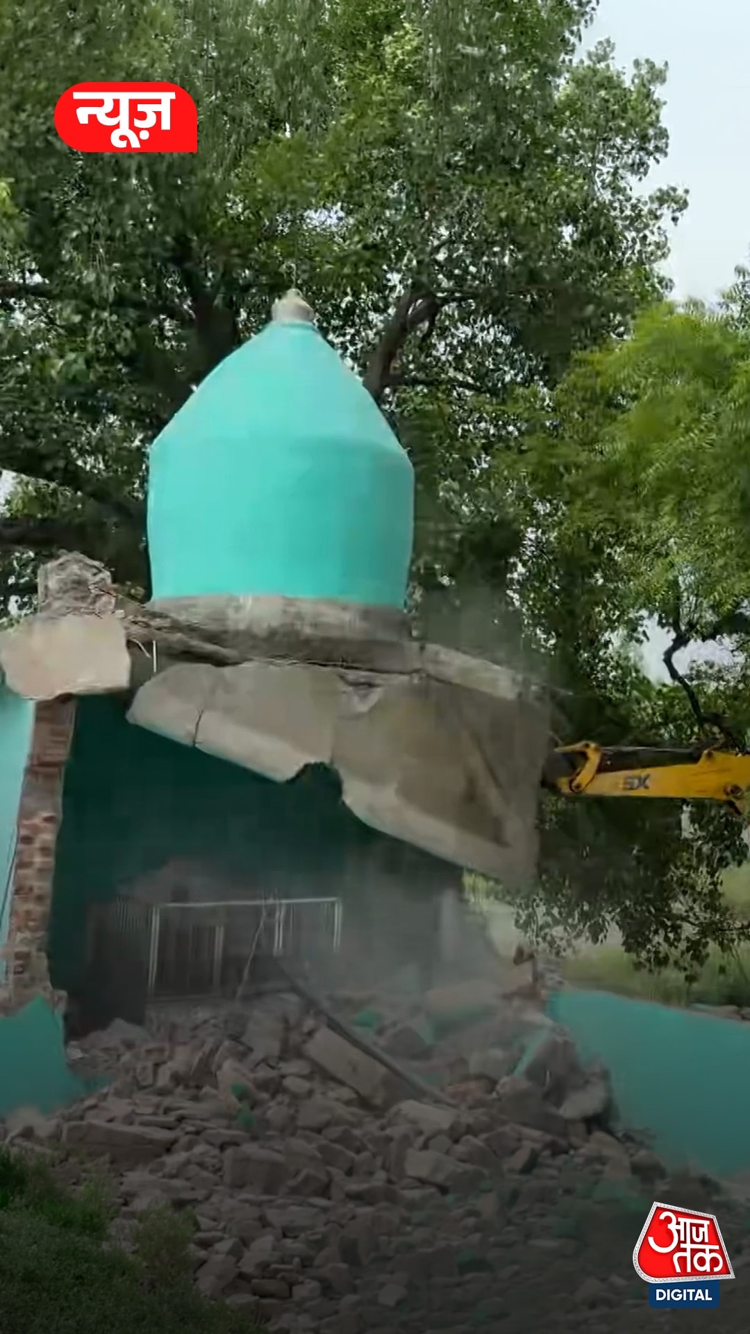 Sambhal Bulldozer Action Illegal Religious Structure