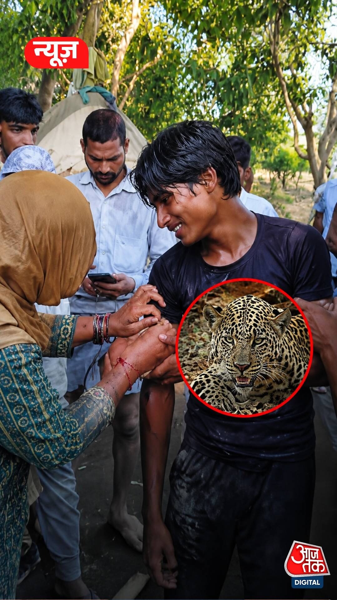 Leopard Attacks Teenager, Viral Video