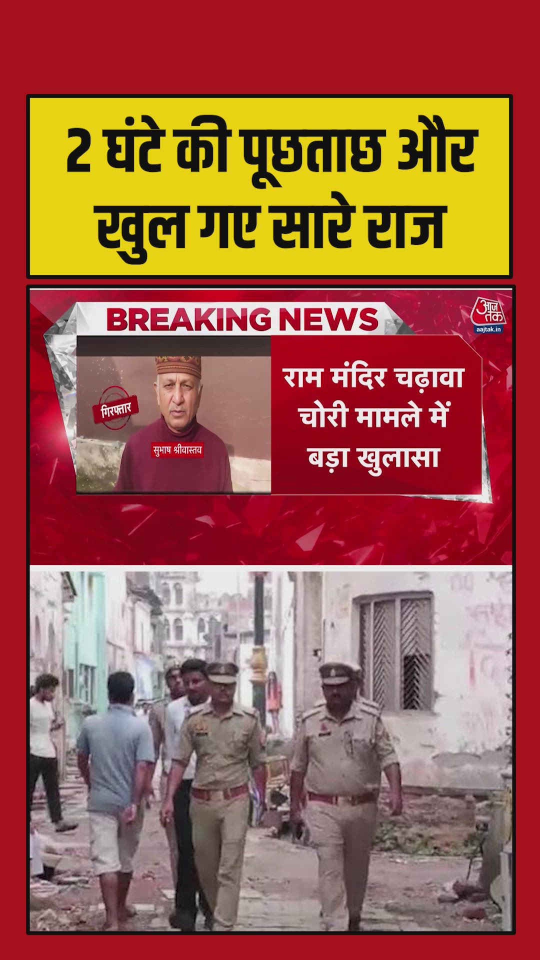 Police questioned loot theft accused in jail for two hours