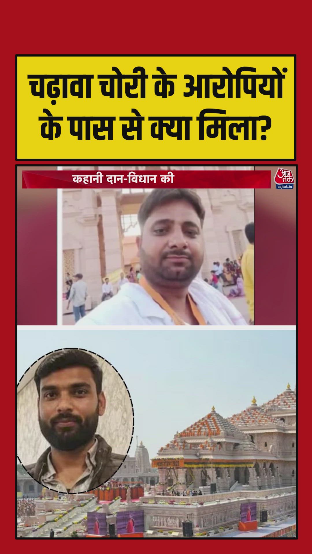 चढ़ावा चोरी सामने आने के बाद 8 आरोपियों से नकद और कीमती सामान बरामद