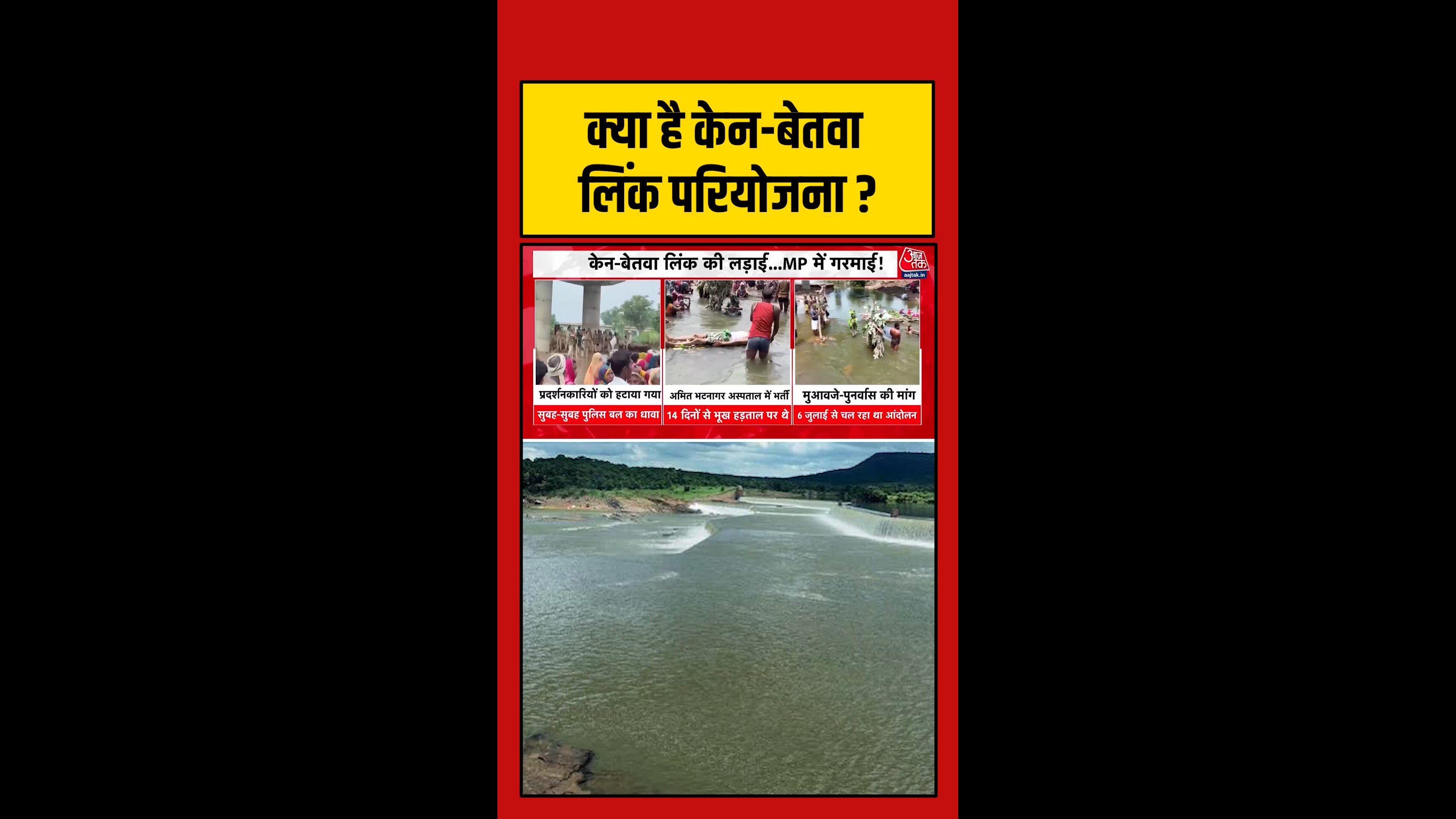 Ken Betwa river linking project benefits and displacement