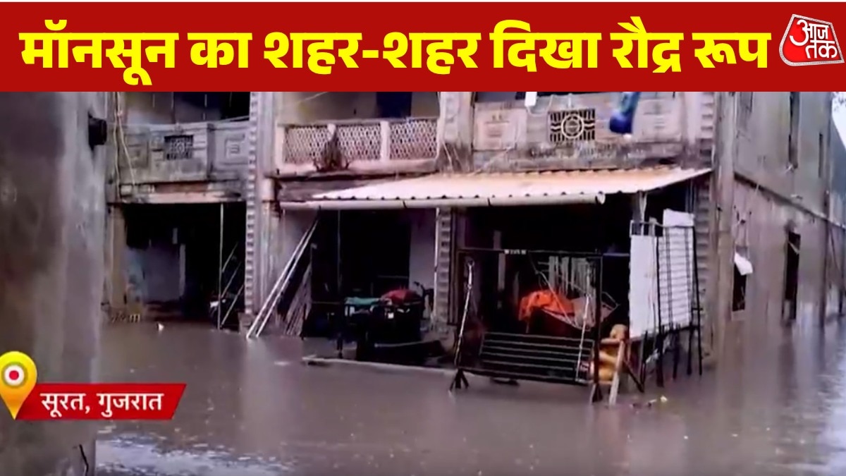 monsoon brings panic in cities from gujarat to maharashtra