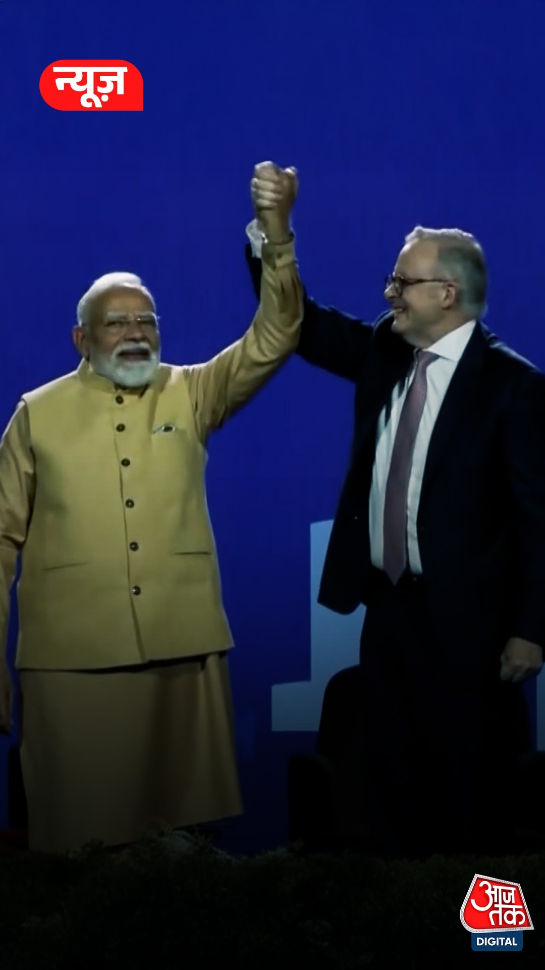Narendra Modi and Anthony Albanese