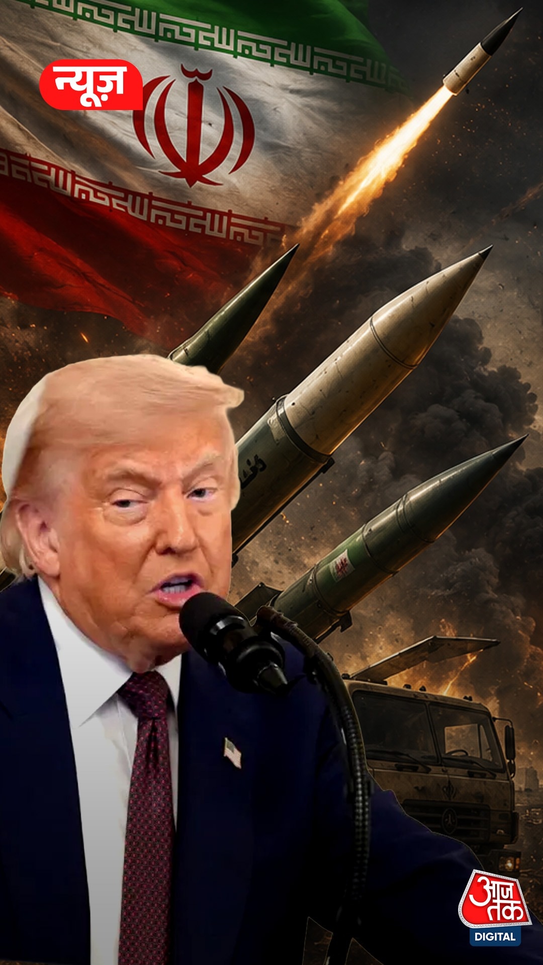 trump iran missile warning