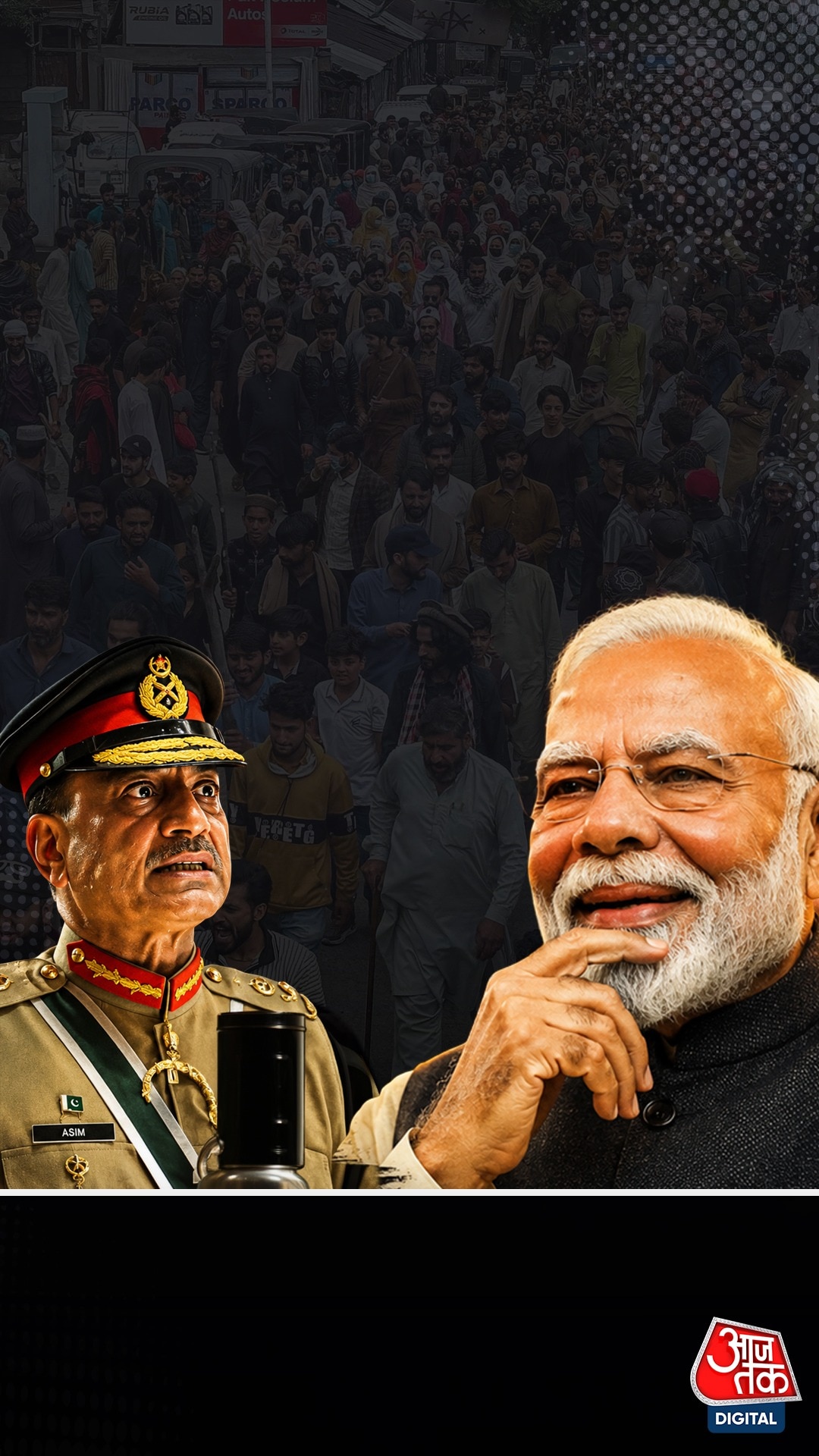 Asim Munir and PM Modi