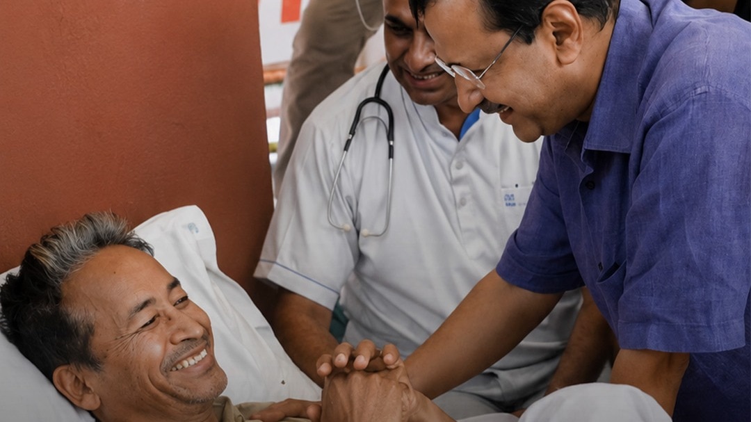 Sonam Wangchuk Hunger Strike, Arvind kejriwal
