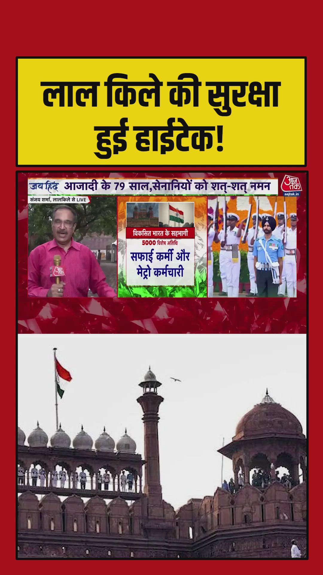 Surveillance of underground sewer lines at Red Fort