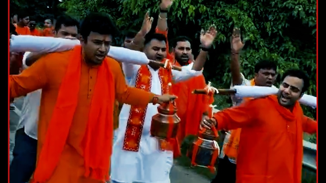 tejasvi surya begins kanwar yatra