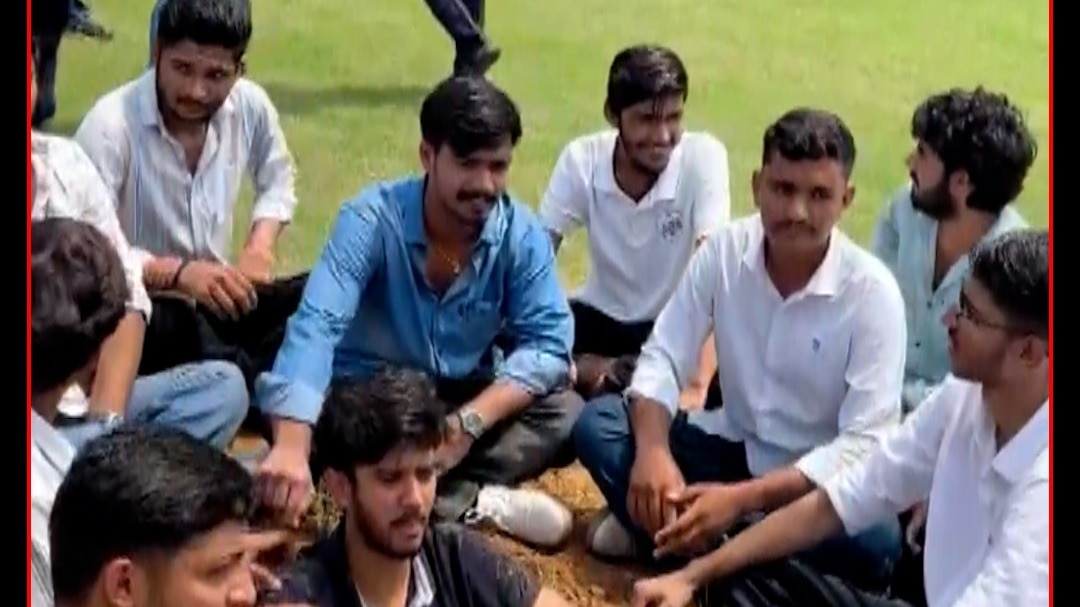 Students Protest Jaipur 