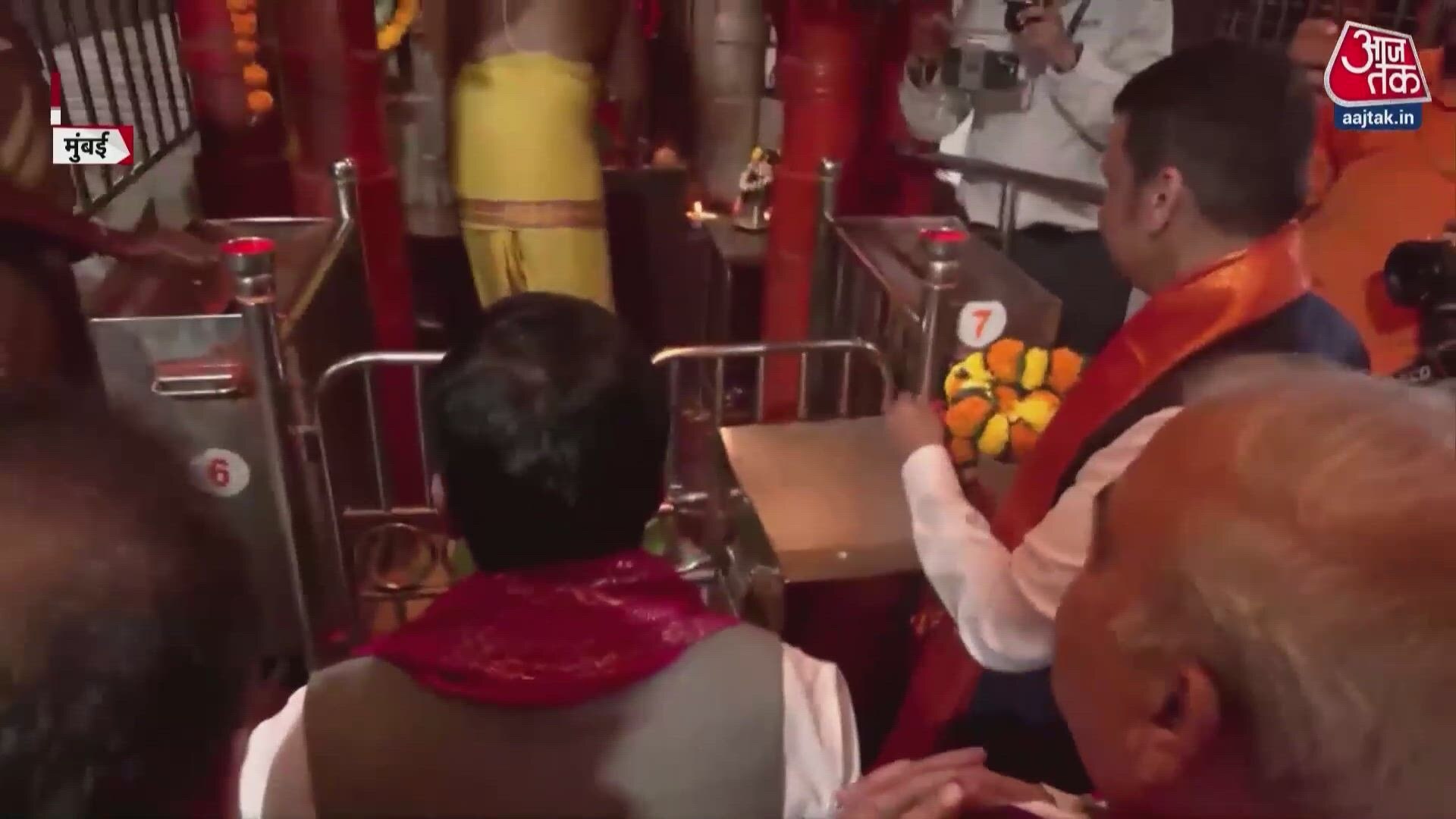 BJP leader Nitin Nabin visits Lalbaugcha Raja and Siddhivinayak temple in Mumbai.