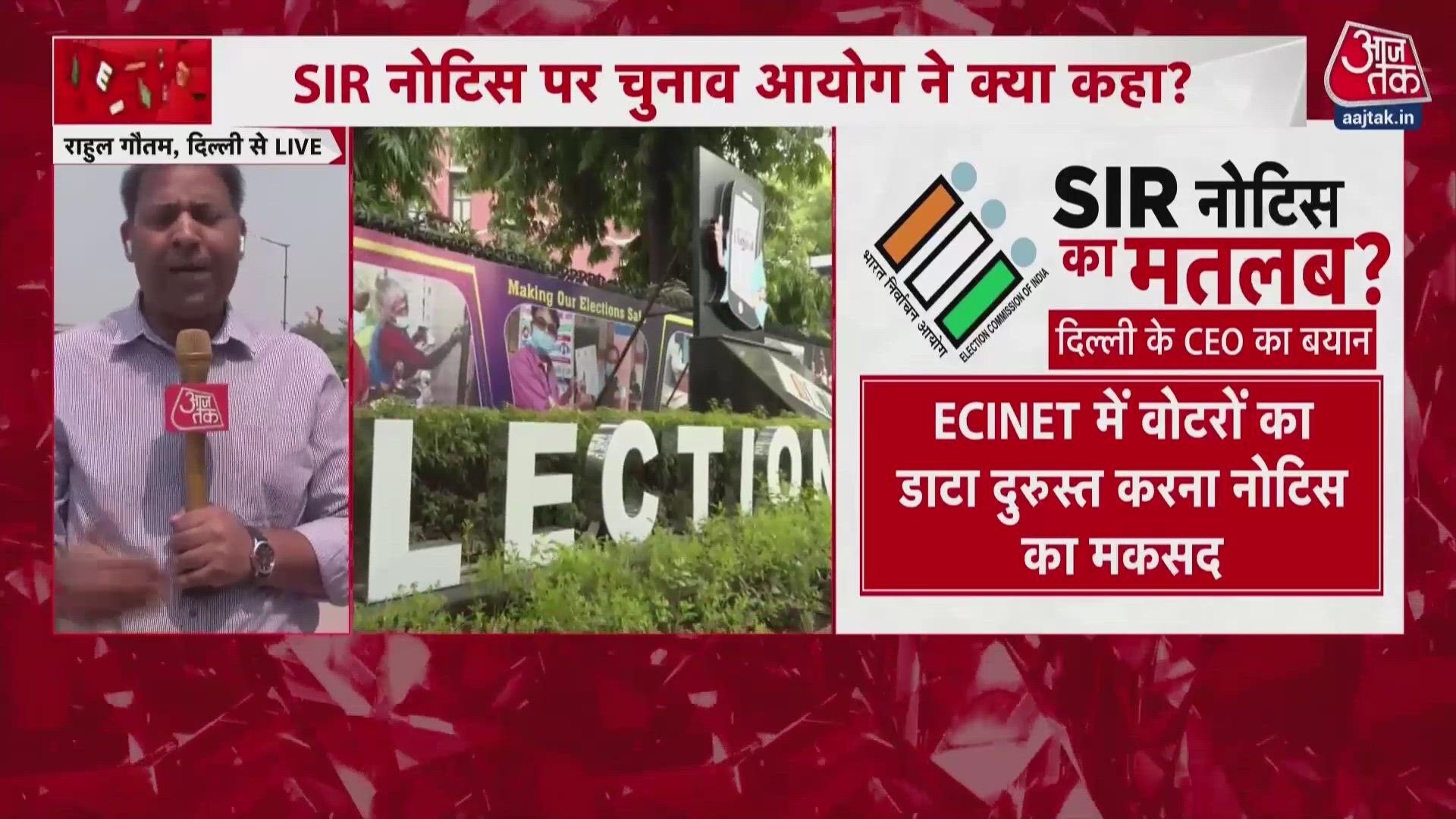 Controversy erupts in Delhi as VVIPs including LK Advani and S Jaishankar receive voter verification notices.