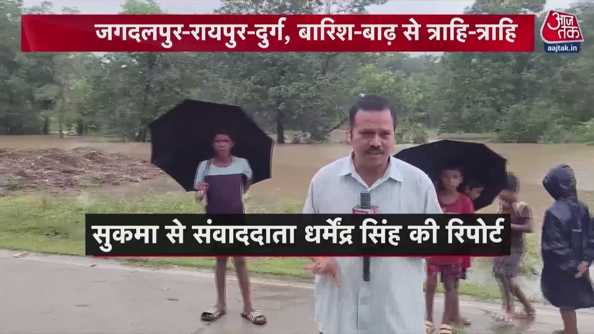 Heavy rain wreaks havoc in Uttar Pradesh and Chhattisgarh while hills receive fresh snowfall.