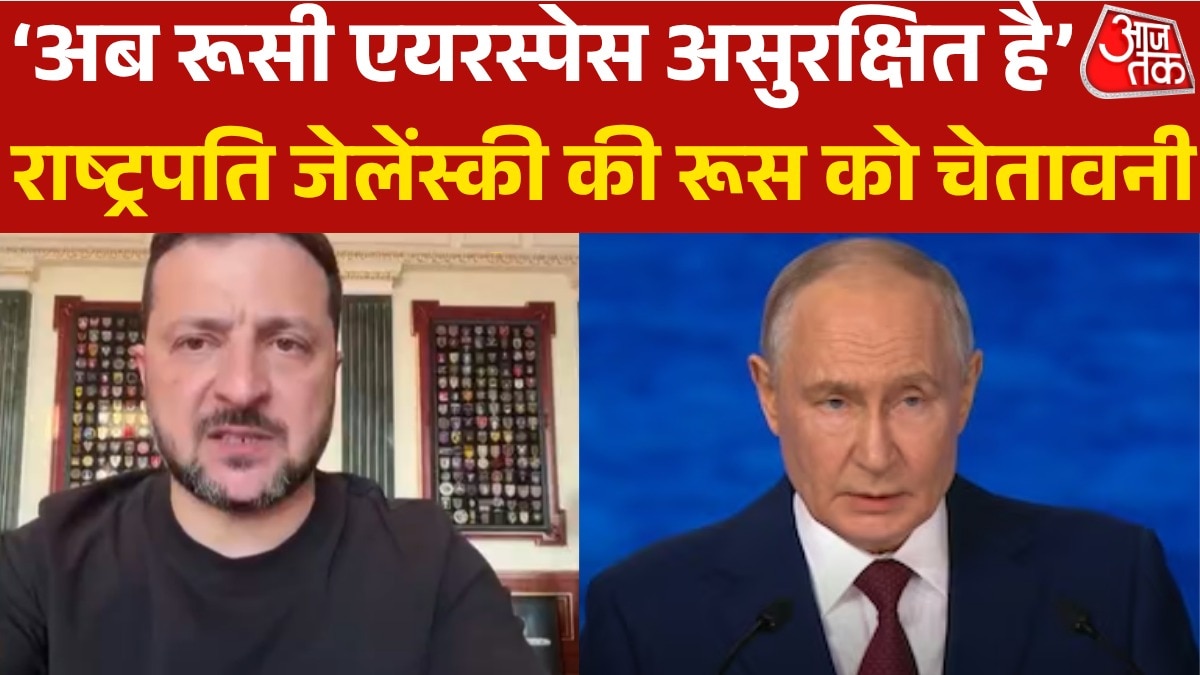 zelensky threatens russia over airlines using Russian airspace 