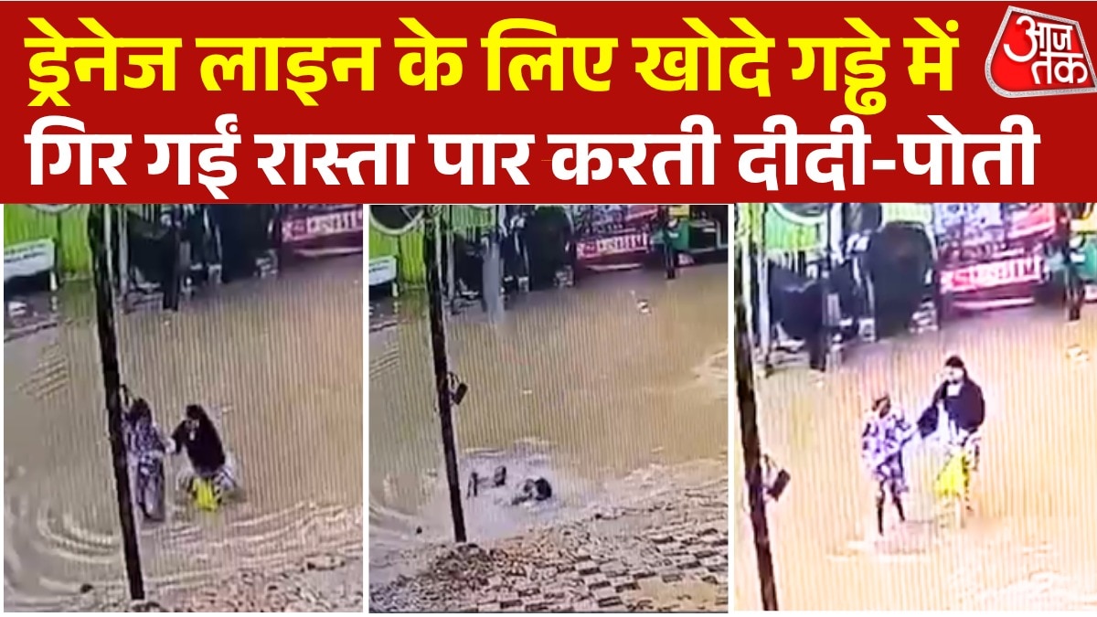 Vadodara woman and granddaughter CCTV 