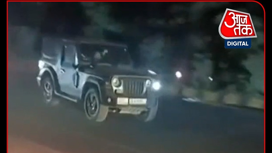 Gurugram Sector 89 Thar driver attacks Rapido cab 