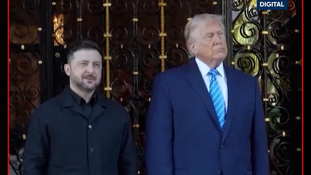 Zelensky and Trump 