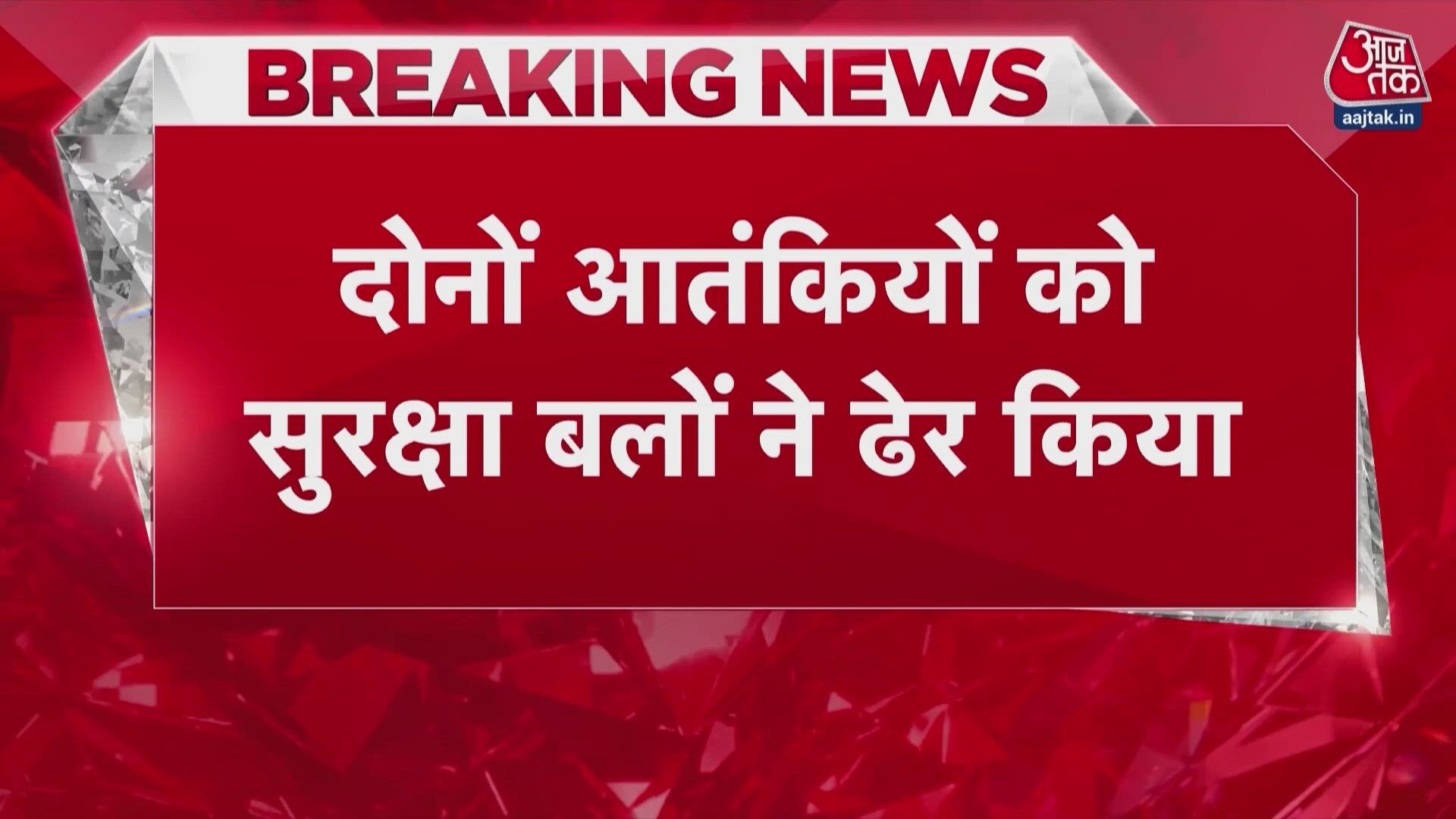 Two terrorists killed by security forces in Punjab's Tarn Taran near Pakistan border.