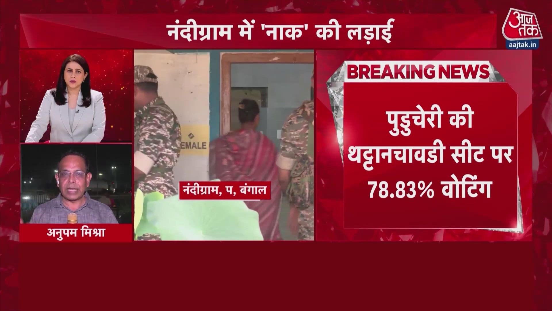 Voting Concludes in West Bengal By-Elections for Nandigram and Rejinagar Seats.