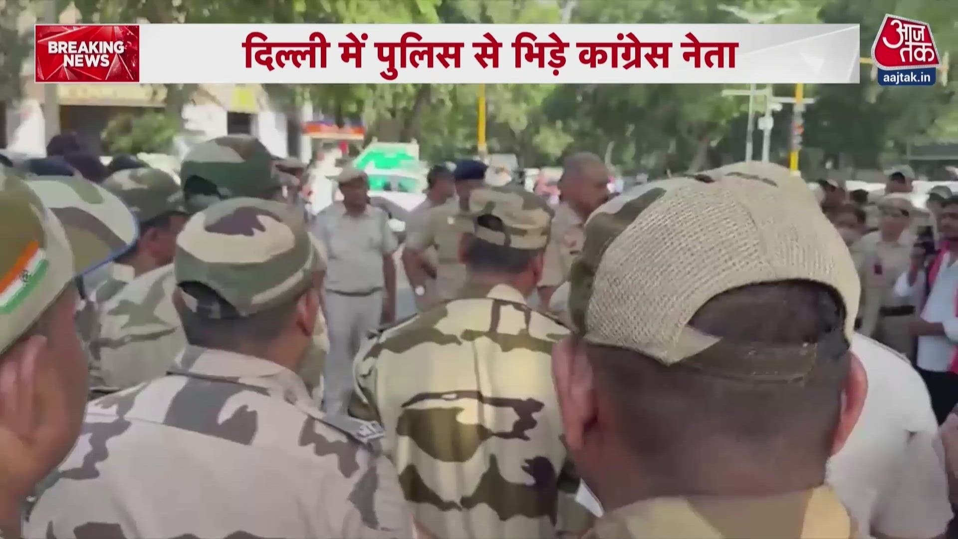 Rahul Gandhi and Priyanka Gandhi detained during protest against CEC Gyanesh Kumar at Jantar Mantar.